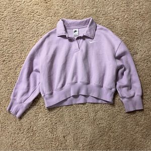 Nike cropped sweater